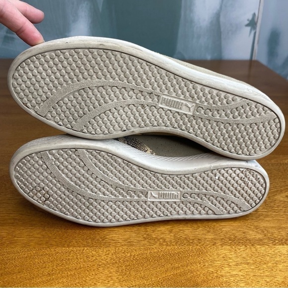 Puma Match Snake Leather Low Top Lace-up Casual Sneakers Women's size US 8 - Picture 8 of 10